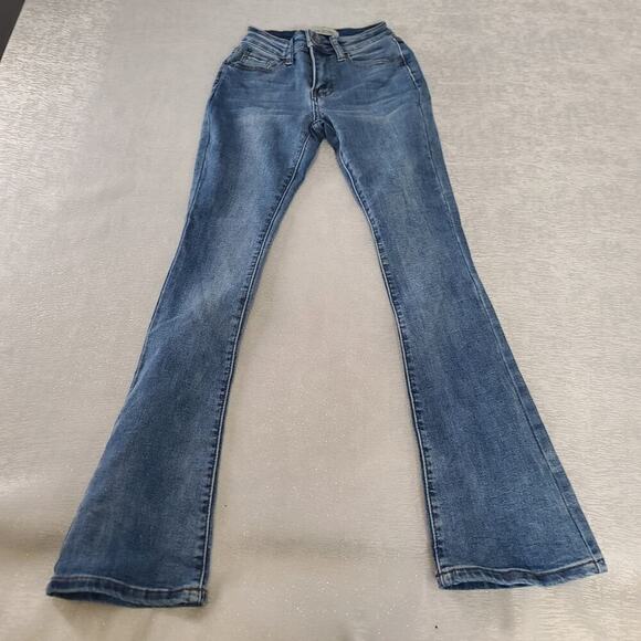 Lovesoho jeans Size 00 flare leg Y2K vies with big back pocket - Picture 6 of 7